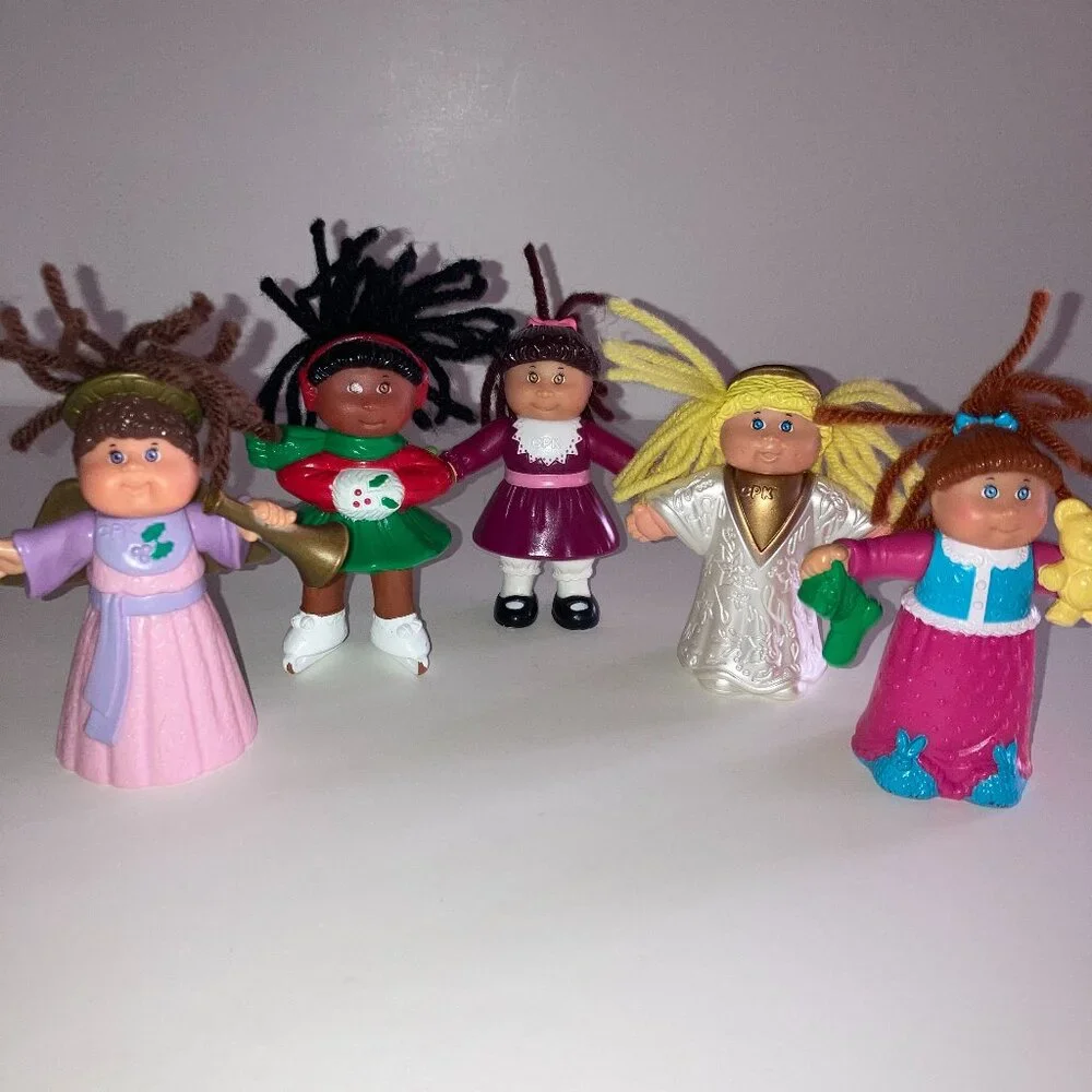 90s Vintage Cabbage Patch McDonalds Happy Meal Special Edition Mini Doll Toy Lot
